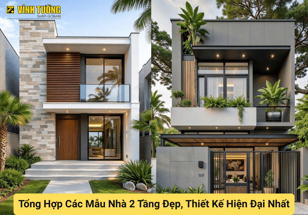 Thumbnail Mẫu nhà 2 tầng đẹp