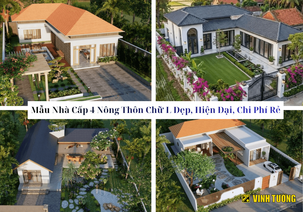thumbnail mẫu nhà cấp 4 nông thôn chữ L 