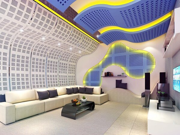 Mẫu vách tiêu âm đẹp, phong cách hiện đại