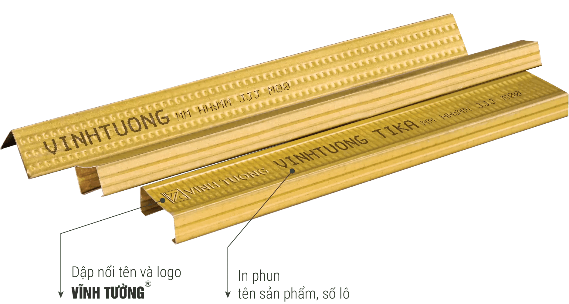 khung xương trần chìm Vĩnh Tường TIKA