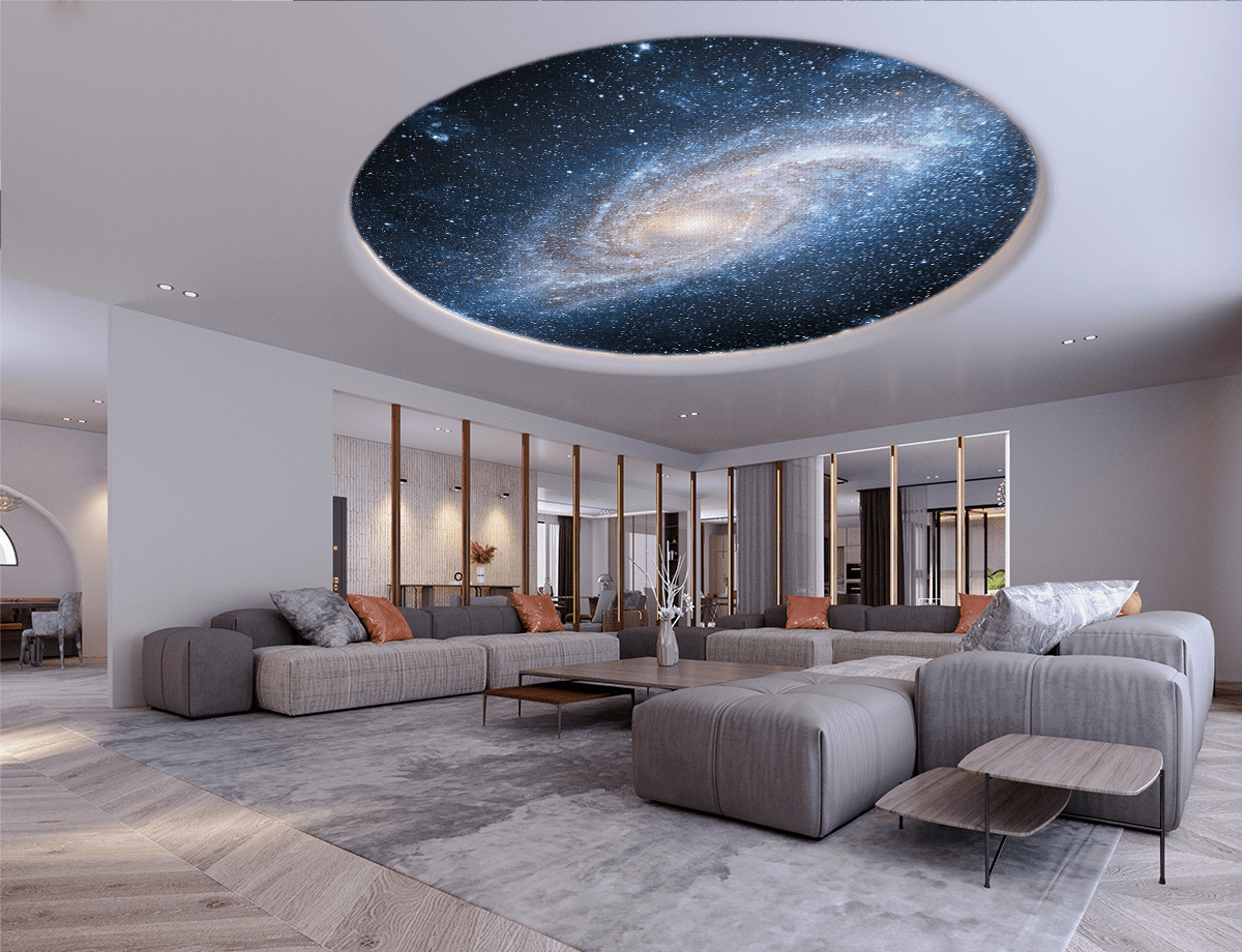 Trần nhà đẹp lấp lánh