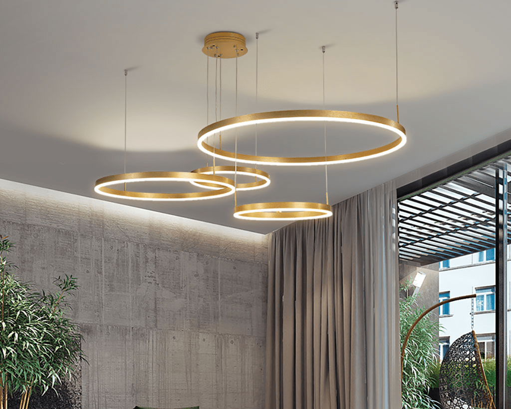 Trần thạch cao đèn thả