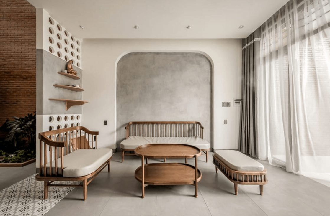 Mẫu trần thạch cao Đông Anh với tone màu trắng đơn giản mà đẹp