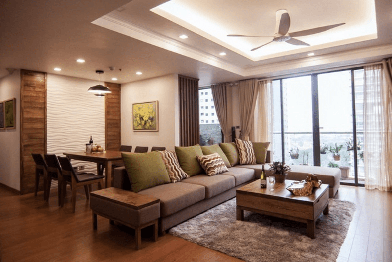 Ưu điểm trần thạch cao giật 2 cấp