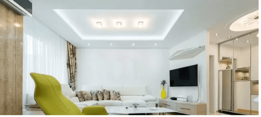 Mẫu trần thạch cao phòng khách hiện đại, ấn tượng tại gò vấp