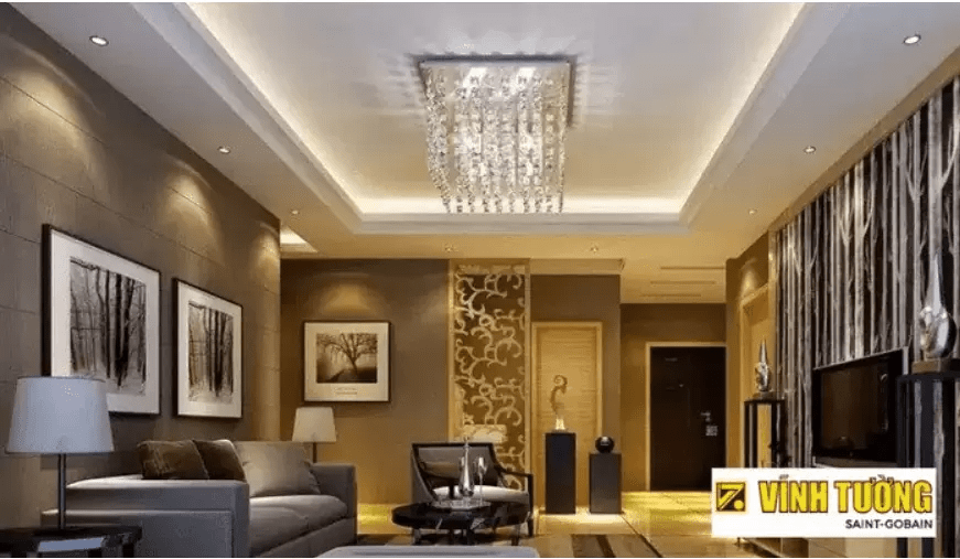 Mẫu trần thạch cao gò vấp đẹp, hiện đại, ấn tượng nhất
