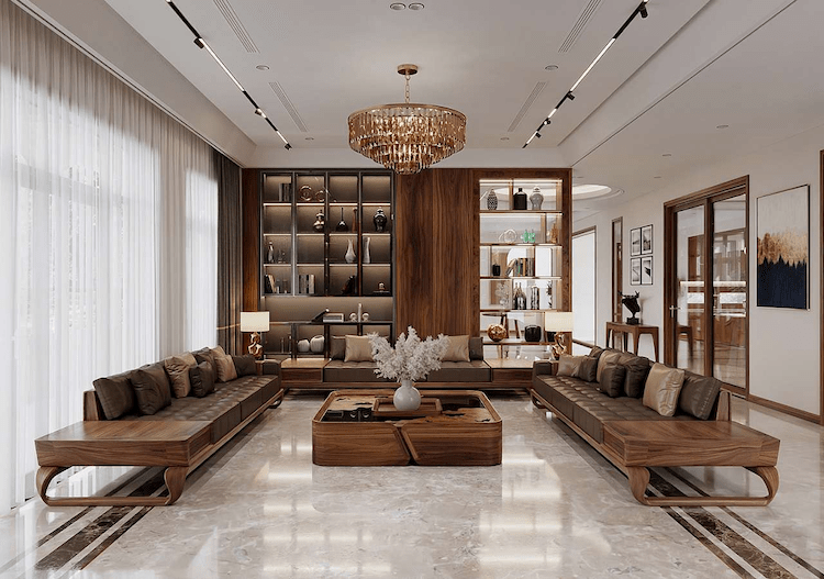 Tham khảo thiết kế trần thạch cao được thi công phổ biến tại Hưng Yên