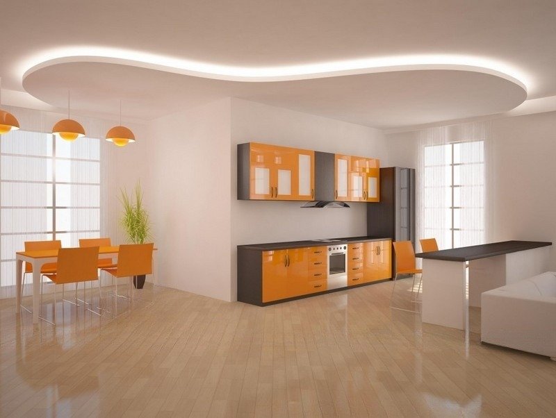 Mẫu trần thạch cao lượn sóng đẹp, hiện đại nhất