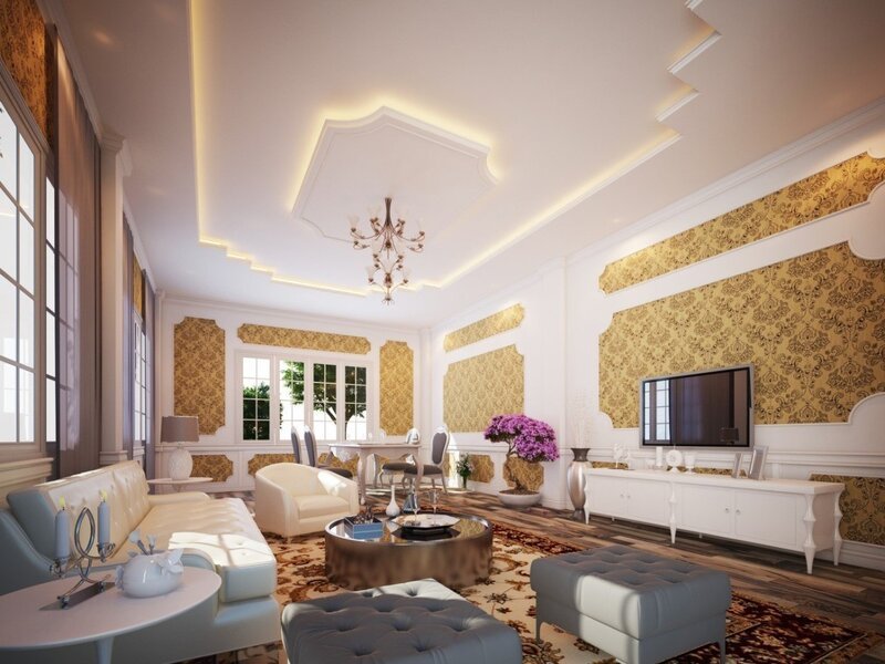 Ưu điểm khi thi công trần thạch cao Nghệ An