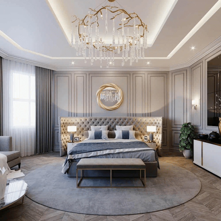 Tham khảo mẫu trần thạch cao phòng ngủ đẹp, hiện đại cho khu vực Thái Bình