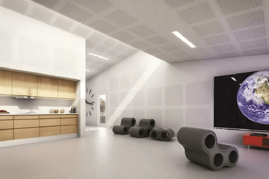 Mẫu trần thạch cao tiêu âm cho không gian đặc biệt