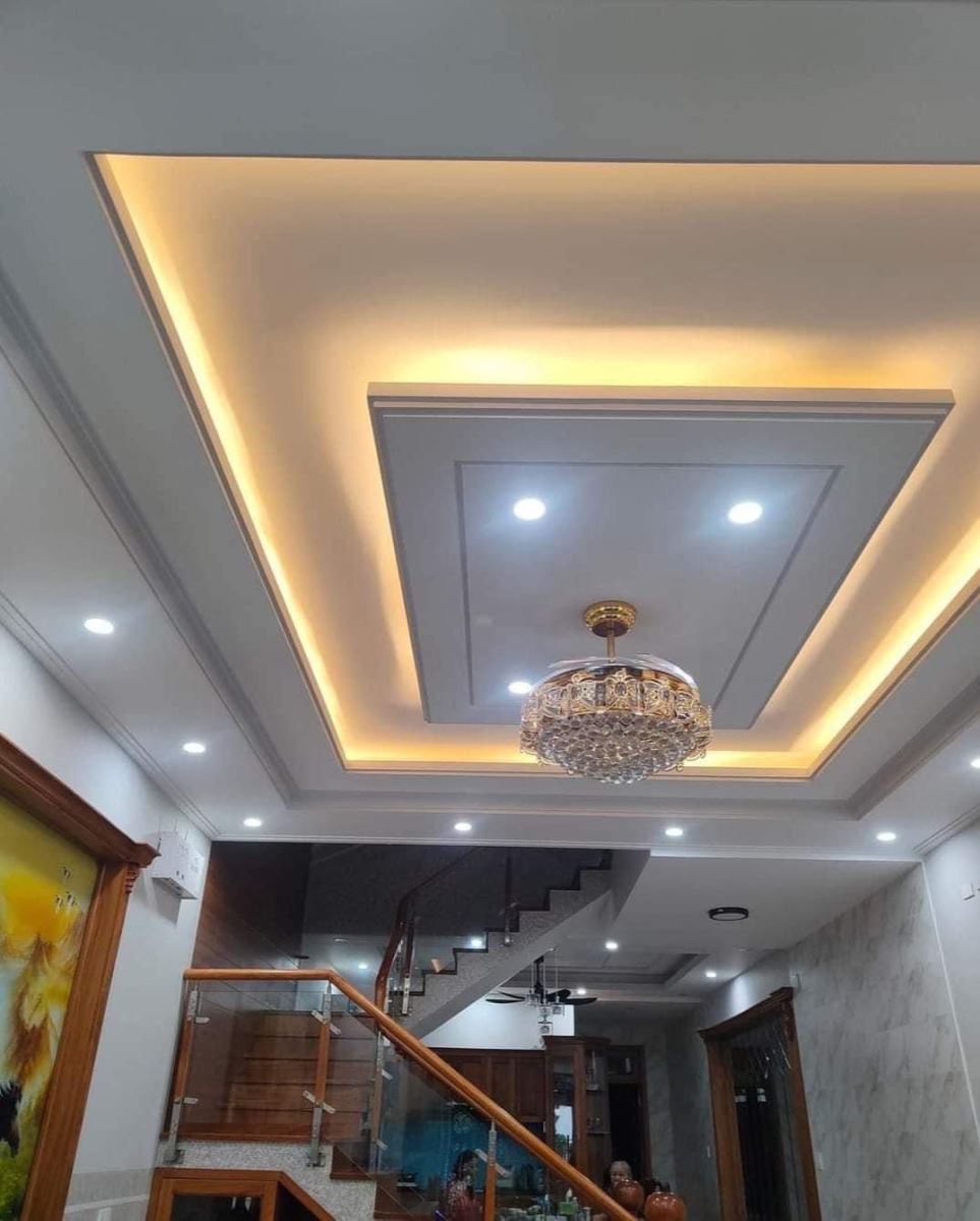 Thiết kế trần thạch cao giật cấp