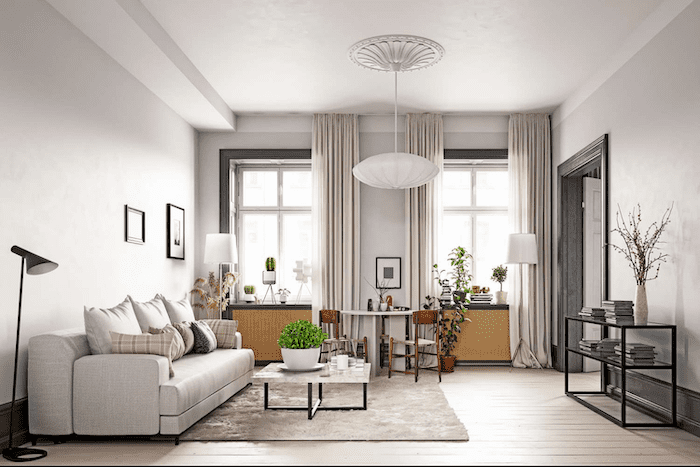 Ý tưởng trang trí phòng khách nhỏ 15m2 mới lạ