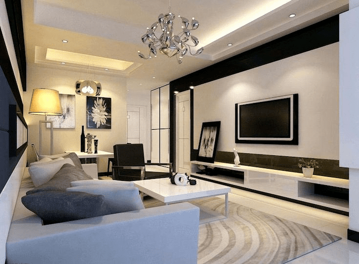 Trang trí phòng khách nhỏ 15m2 với nội thất tối giản