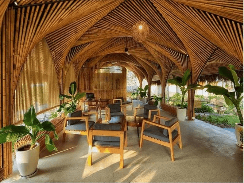 Trang trí quán cafe bằng tre trúc đẹp ấn tượng, mang đậm nét truyền thống Việt Nam