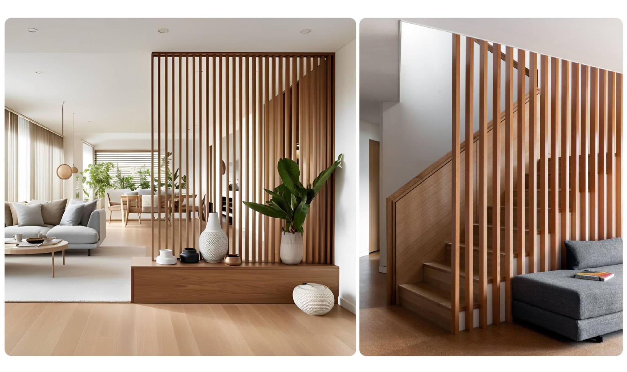 Tác dụng của vách ngăn cầu thang