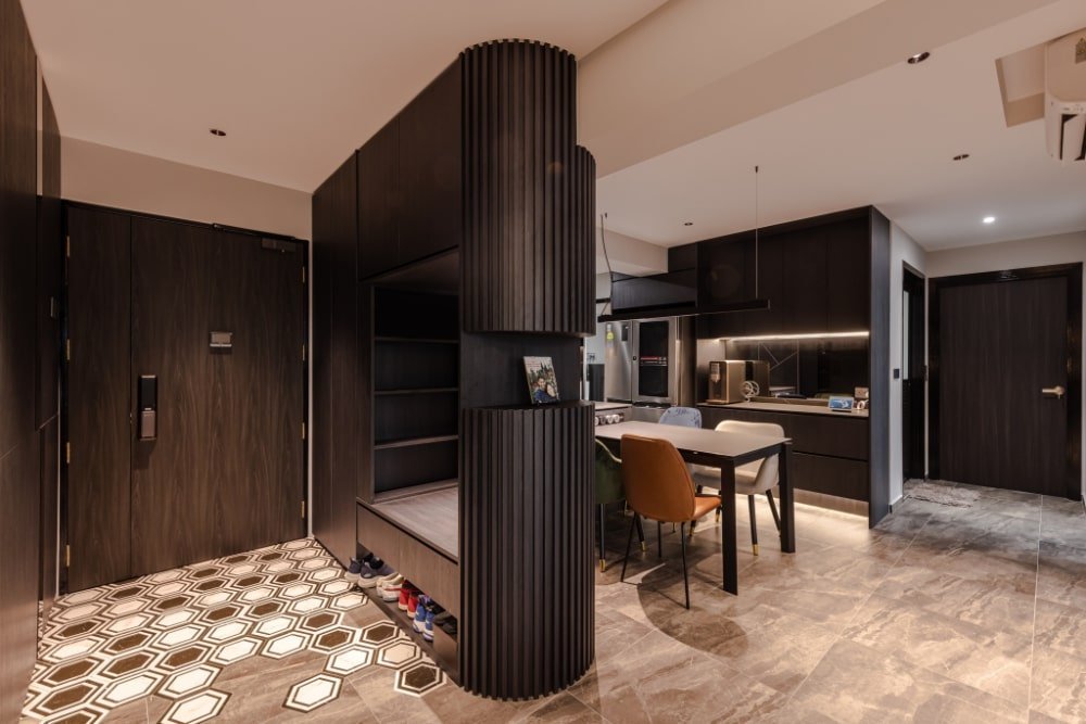 Vách ngăn gỗ trang trí