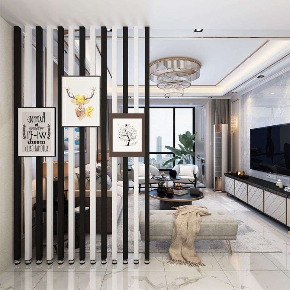 vách ngăn phòng khách và bếp