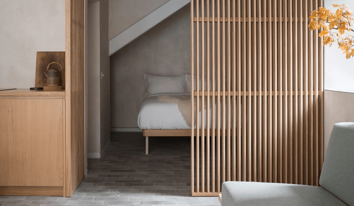 Vách ngăn phòng ngủ compact