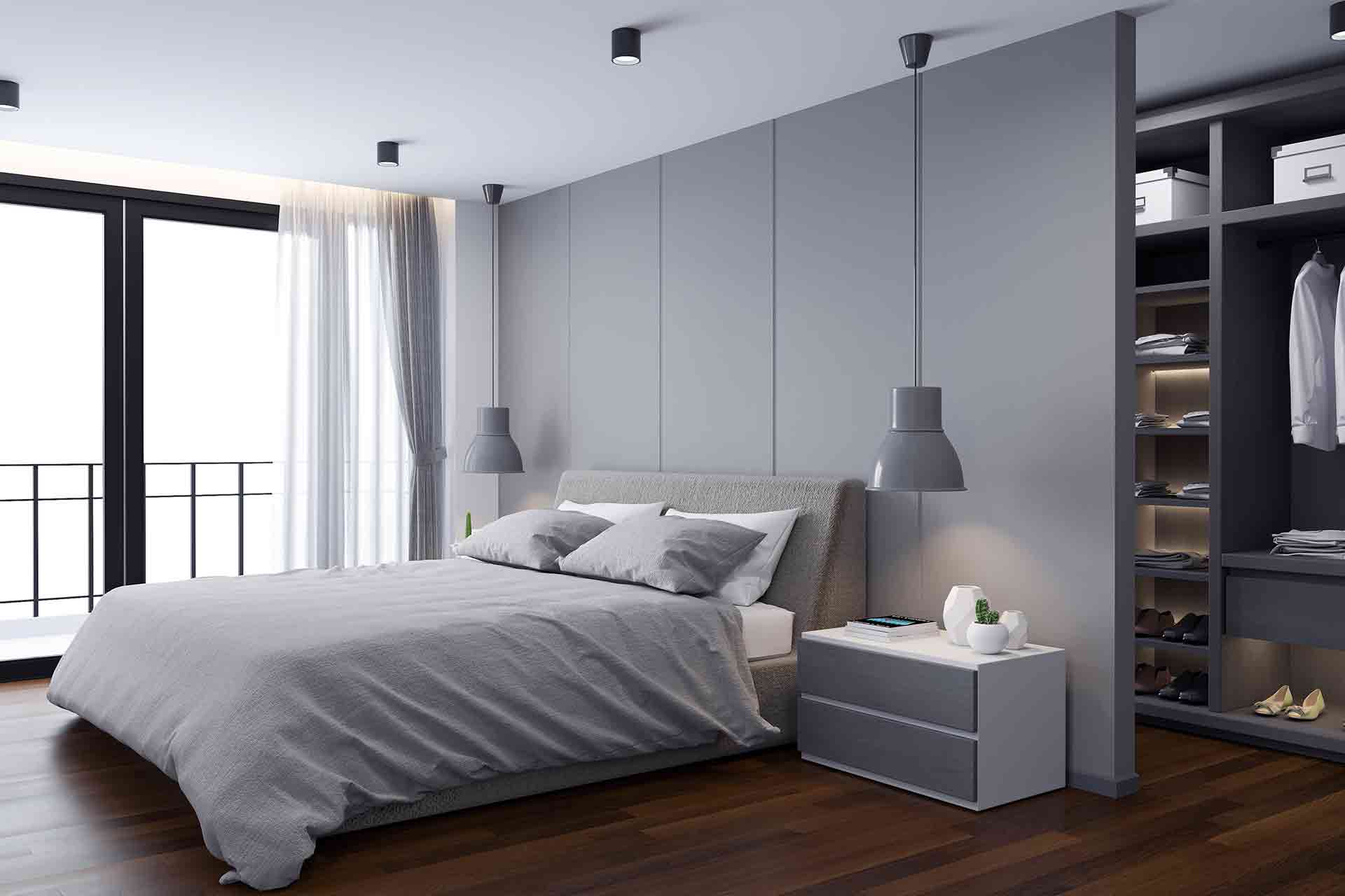 Vách thạch cao phòng đầu giường