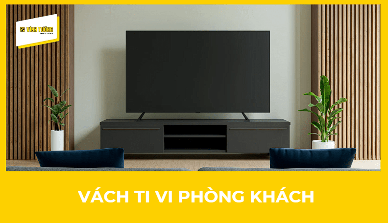 Vách ti vi phòng khách