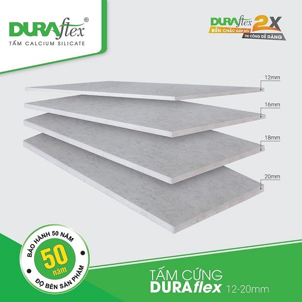 Tấm xi măng DURAflex 12-20