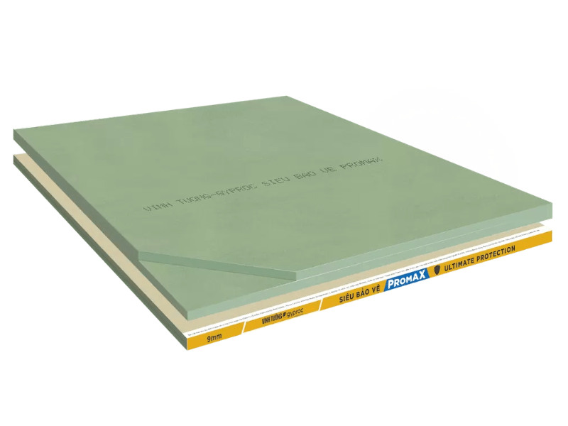 Vinh Tuong-Gyproc SUPER Moisture Resistant Gypsum Board is preferred by many users