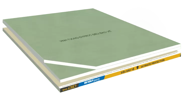 Vinh Tuong SUPER Protection Gypsum Board is safe for the health of the entire family