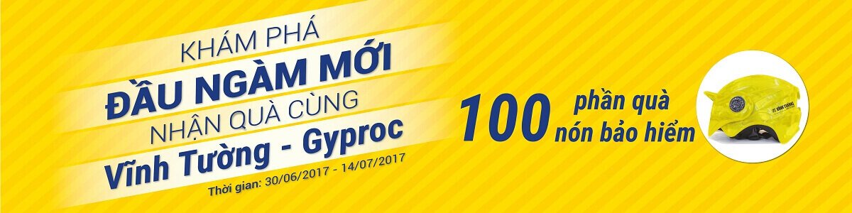 Khám phá Đầu Ngàm mới – nhận quà cùng Vĩnh Tường-Gyproc