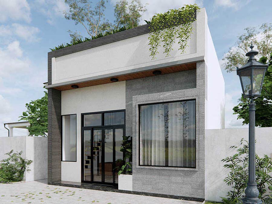 xây dựng nhà cấp 4 khoảng 150 triệu mái bằng đơn giản