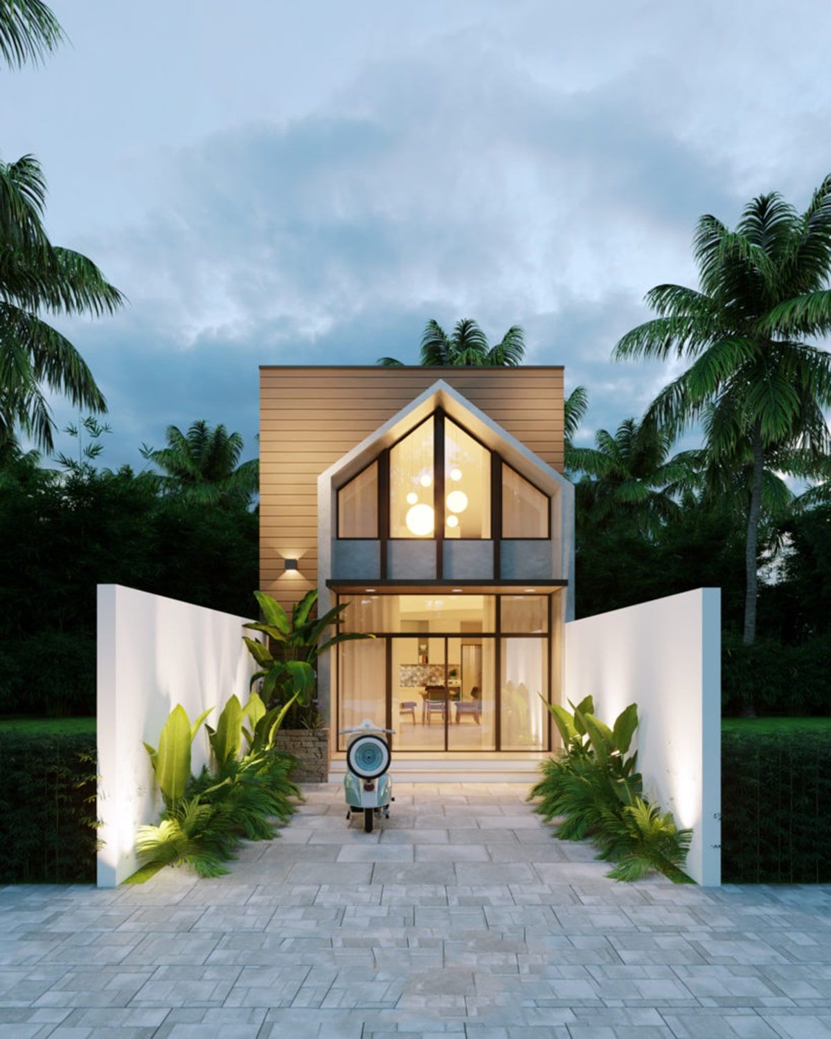 xây nhà cấp 4 gác lửng 200 triệu trọn gói