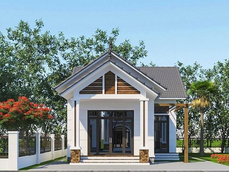 xây nhà cấp 4 trọn gói 200 triệu mái Thái 